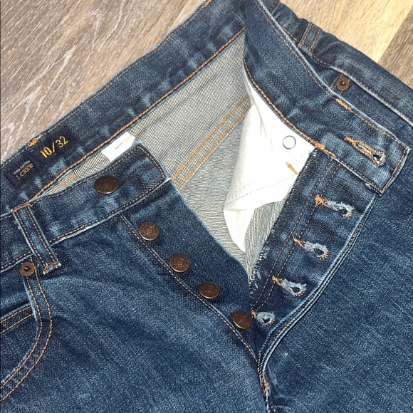 J. Crew Sz 10 Women’s Straight Leg Medium Wash Jeans 100% Cotton, #jcrew #preppy - Picture 6 of 12